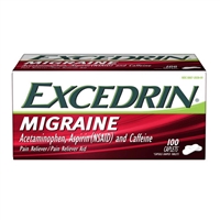 Excedrin Migraine Pain Reliever 100 Caplets
