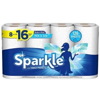 Sparkle Paper Towels With Thirst Pockets 8 Rolls