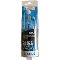Philips Clear Sound In Ear Headphones With Mic SHE3595 Blue