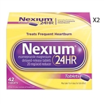 Nexium 24HR Acid Reducer 42 Tablets 2 Packs