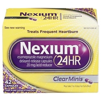 Nexium 24 HR ClearMinis Acid Reducer 42 Capsules