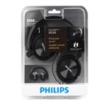 Philips Enhanced Sound Stereo Headphones SHL3050 Black