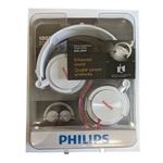 Philips Enhanced Sound Stereo Headphones SHL3050 White