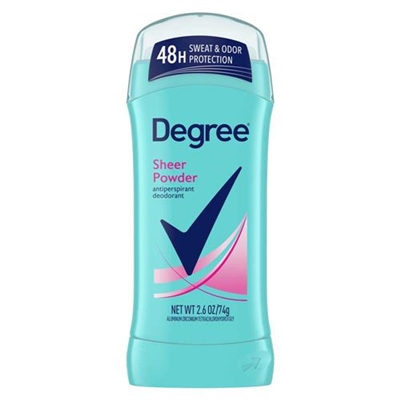 Degree 48 Hour Deodorant Sheer Powder 2.6oz / 74g