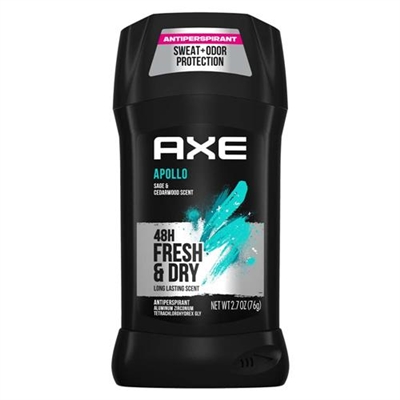 Axe Apollo 48 Hour Fresh  Dry Antiperspirant Sage and Cedarwood Scent 2.7oz / 76g