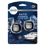 Febreze Auto Air Freshener Platinum Ice Scent 2 Clips 0.14oz / 4.4ml