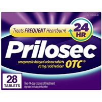 Prilosec OTC 24 Hour Acid Reducer 28 Tablets