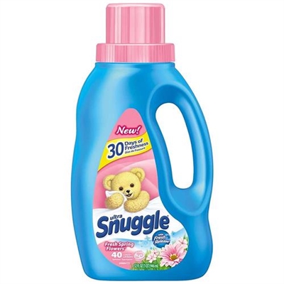 Snuggle Liquid Fabric Softener Fresh Spring Flowers 40 Loads 32oz / 946ml