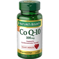 Natures Bounty Co Q10 100mg 75 Rapid Release Softgels