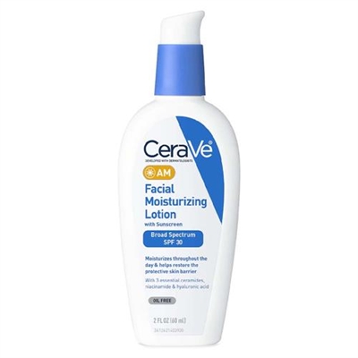 CeraVe AM Facial Moisturizing Lotion SPF 30 2oz / 60ml