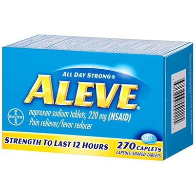 Aleve Pain Reliever Fever Reducer 270 Caplets