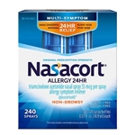 Nasacort Allergy 24 HR Nasal Relief Spray Non Drowsy 240 Sprays 0.57oz / 16.9ml