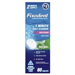 Fixodent 3 Minute Daily Denture Cleanser Plus Scope 60 Tablets