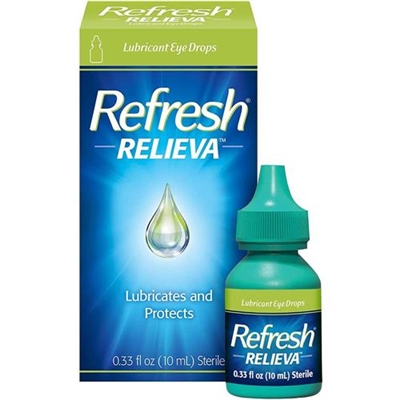 Refresh Relieva Lubricant Eye Drops 0.33oz / 10ml