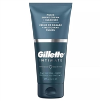 Gillette Intimate Pubic Shave Cream + Cleanser 6oz / 177ml