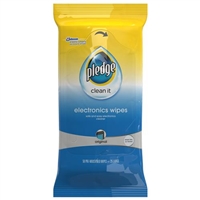 Pledge Clean It Electronic Wipes Original 50 Pre Moistened Wipes