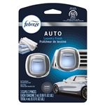 Febreze Auto Air Freshener Laundry Fresh Scent 60 Days 2 Clips 0.13oz / 4ml