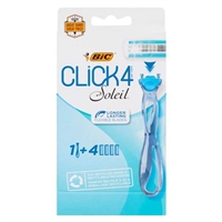 BIC Click 4 Soleil Disposable Razors 1 Handle / 4 Cartridges