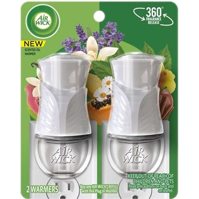 Air Wick Plug In Scented Oil Warmer 2 Count