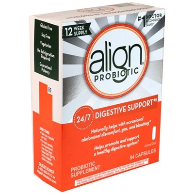 Align Probiotic Supplement 24/7 Digestive Support 84 Capsules