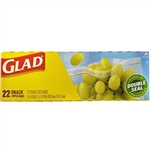 Glad Snack Size Bags 22 Snack Zipper Bags