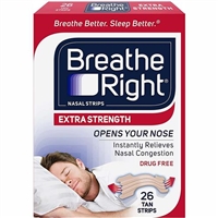 Breathe Right Extra Strength 26 Tan Strips