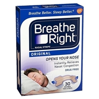 Breathe Right Original 30 Small/Medium Tan Strips