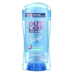 Secret Outlast Sweat and Odor 48 Hour Clear Gel Deodorant Unscented 2.6oz / 73g