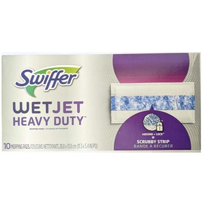 Swiffer Wet Jet Heavy Duty 10 Mopping Pads