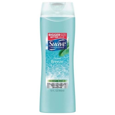 Suave Essentials Ocean Breeze Body Wash 15oz / 443ml