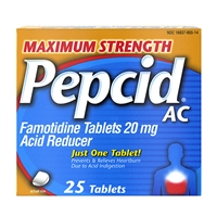 Pepcid AC Maximum Strength Acid Reducer 25 tablets