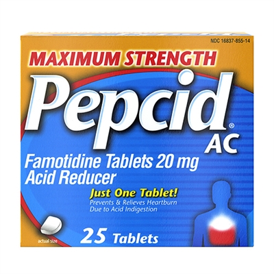Pepcid AC Maximum Strength Acid Reducer 25 tablets