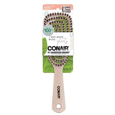 Conair Consciously Minded Flexi Head Porcupine Detangle Hairbrush