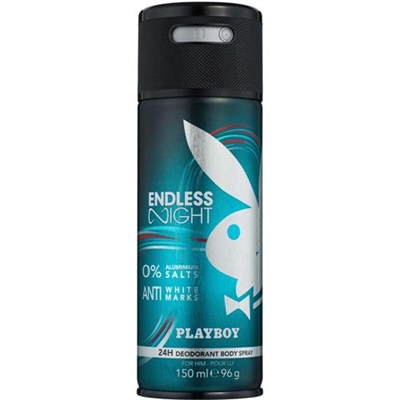 Playboy Endless Night 24H 5oz Deodorant Body Spray