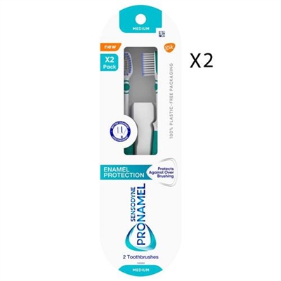 Sensodyne Pronamel Medium Toothbrush 2 Toothbrushes 2 Packs