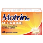 Motrin Migraine Pain Reliever 80 Tablets