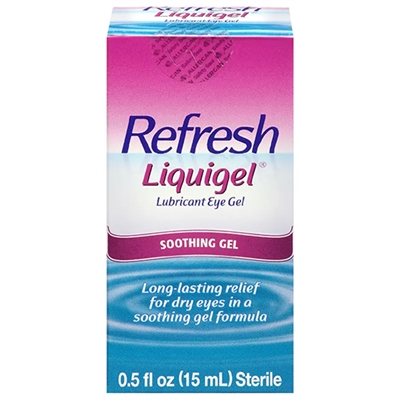 Refresh Liquigel Lubricant Eye Gel Soothing Gel 0.5oz / 15ml