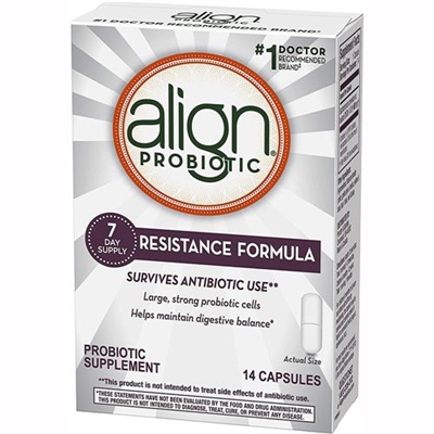 Align Probiotic Resistance Formula Supplement 14 Capsules