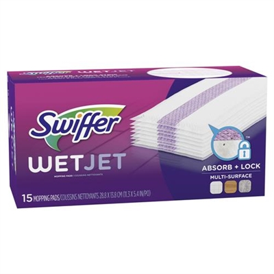 Swiffer Wetjet 15 Multi Surface Mopping Pads