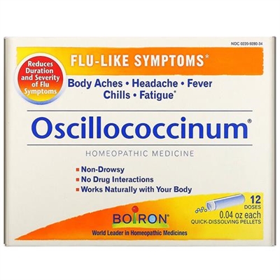 Boiron Oscillococcinum Homeopathic Medicine 12 Doses