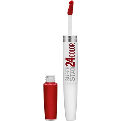 Maybelline Super Stay 24 Color 2 Step Liquid Lipstick 035 Keep It Red 0.077oz / 2.3ml