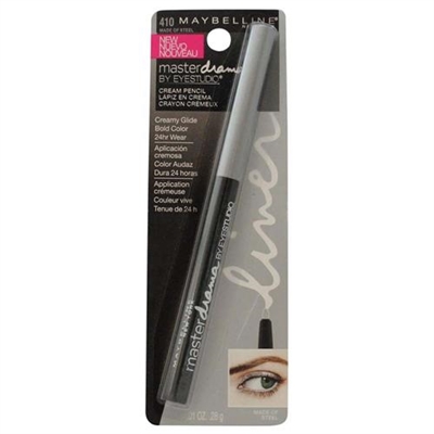 Maybelline Master Drama Cream Eye Pencil 410 Made Of Steel 0.01oz / 0.28g