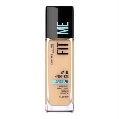 Maybelline Fit Me Matte + Poreless Foundation 128 Warm Nude 1oz / 30ml