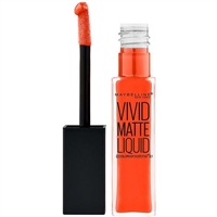 Maybelline Vivid Matte Liquid Lipstick 30 Orange Shot 0.26 oz / 7.7ml