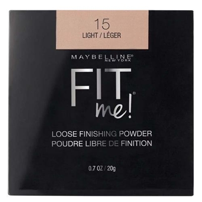 Maybelline Fit Me Loose Finishing Powder 15 Light 0.7oz / 20g