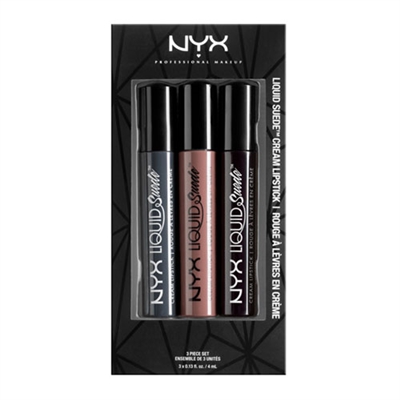 NYX Liquid Suede Cream Lipstick 3 Piece Set