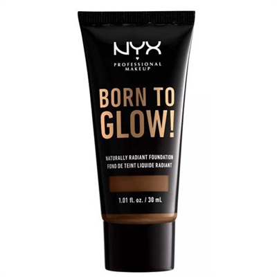 NYX Born To Glow! Naturally Radiant Foundation Cocoa 1.01oz / 30ml