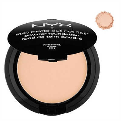 NYX Stay Matte But Not Flat Powder Foundation Natural 0.26oz / 7.5g