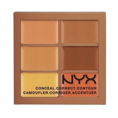 NYX Conceal Correct Contour Palette 03 Deep  0.05oz / 1.5g