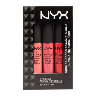 NYX Soft Matte Lip Cream 3 Piece Set